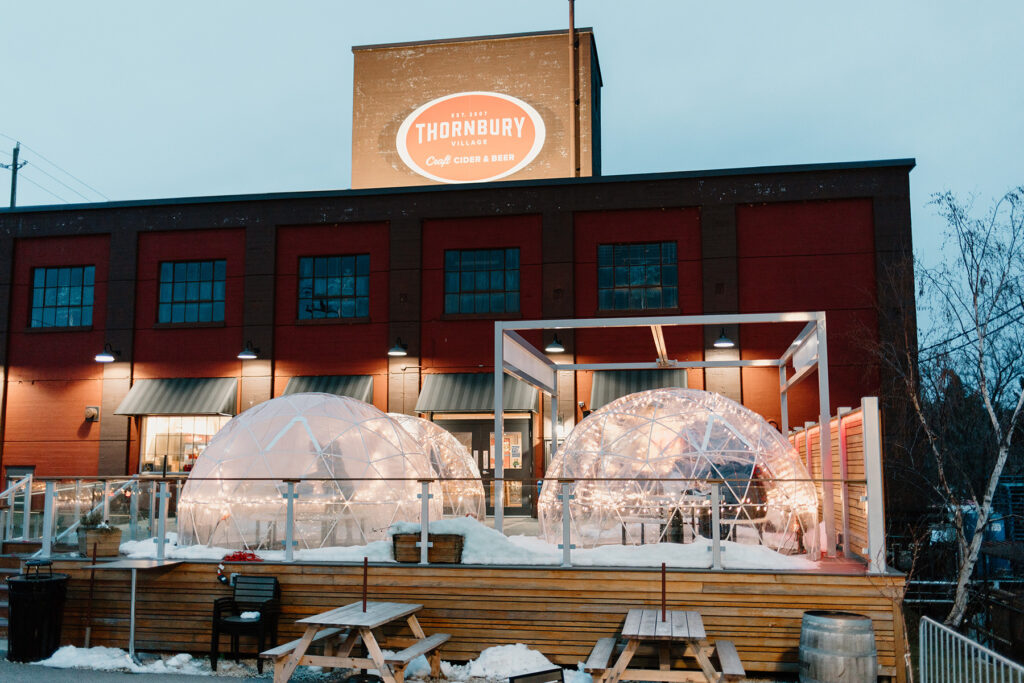 Thornbury Craft Co. heated igloos